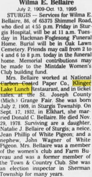 Klinger Lake Shopping Center (Klinger Lake Lunch) - Oct 16 1995 Article (newer photo)